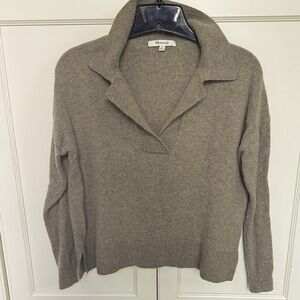 Madewell wool blend cropped sweater XS